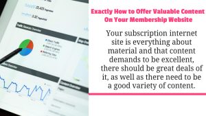 Valuable Content On Your Membership Website
